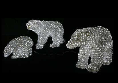 Light Sculpture - Polar Bears Light Sculpture - Polar Bears
