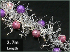 2.7m Alaska garland ready dressed
